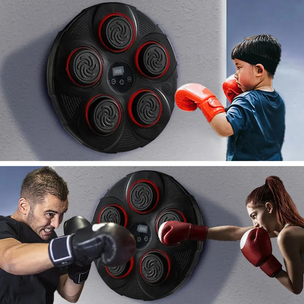 Musical Wall Mounted Boxing Machine with Bluetooth Speaker