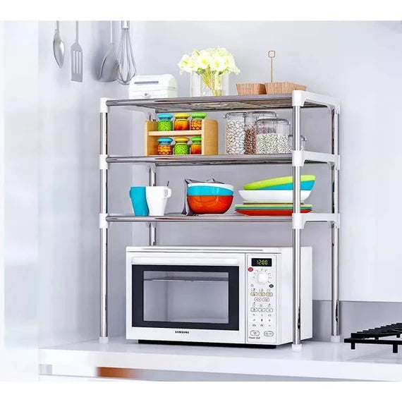 رف تخزين متعدد الوظائف من 3 طبقات