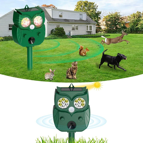 Solar Powered Ultrasonic Animal Repeller